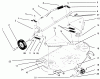 Toro 78351 - 42" Rear Discharge, Low Cut Mower, 1994 (4900001-4999999) Ersatzteile DECK & COVER ASSEMBLY