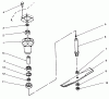 Toro 78352 - 42" Rear Discharge, Low Cut Mower, 1996 (6900001-6999999) Ersatzteile SPINDLE & BLADE ASSEMBLY