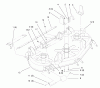 Toro 78442 - 42" Rear Discharge Mower, 5xi Garden Tractors, 1998 (8900001-8999999) Ersatzteile DECK ASSEMBLY