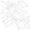 Toro 78442 - 42" Rear Discharge Mower, 5xi Garden Tractors, 1998 (8900001-8999999) Ersatzteile PULLEY BOX ASSEMBLY
