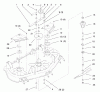 Toro 78442 - 42" Rear Discharge Mower, 5xi Garden Tractors, 1998 (8900001-8999999) Ersatzteile SPINDLE & BLADE ASSEMBLY