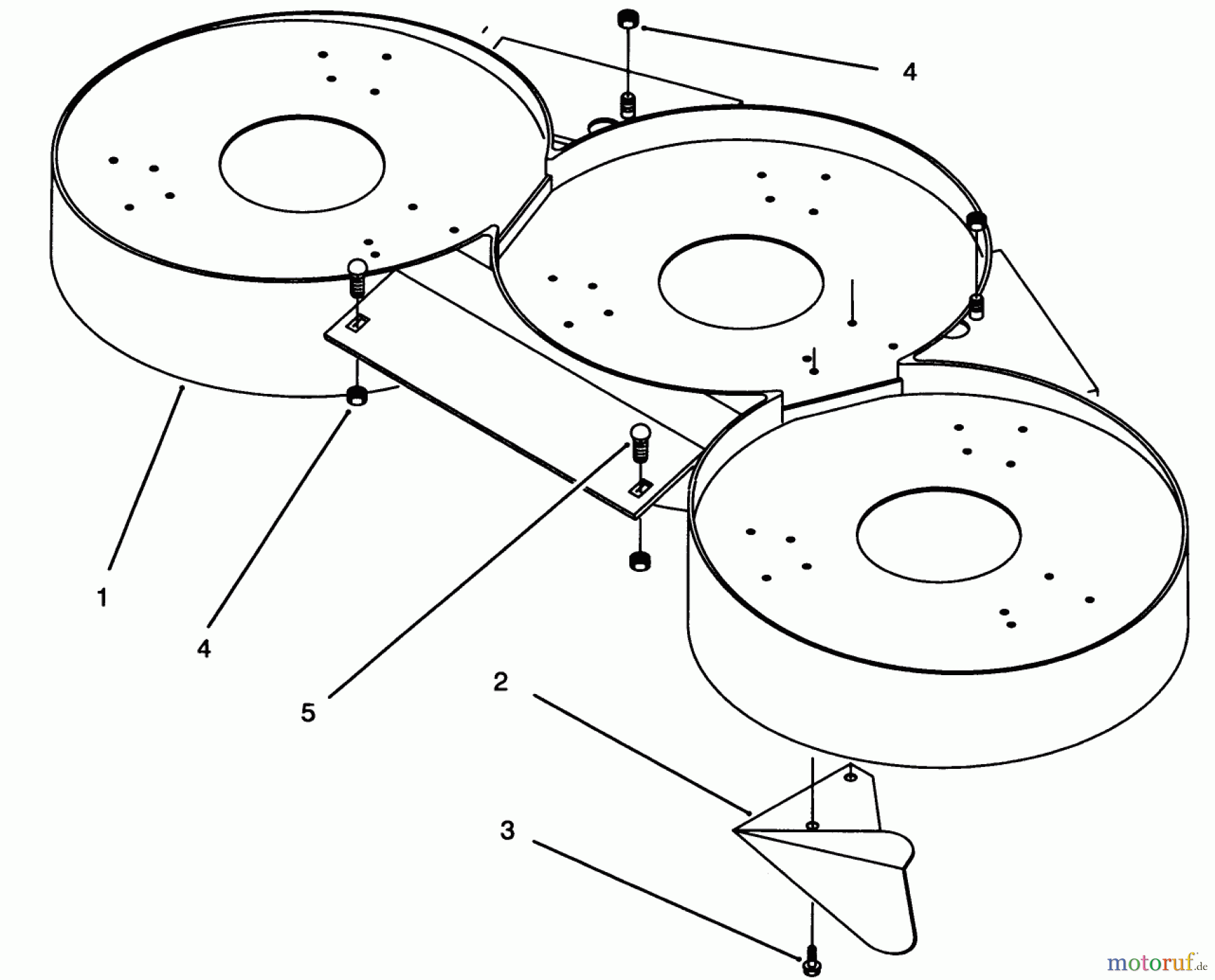 Toro Neu Mowers, Deck Assembly Only 78355 - Toro 42