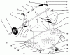 Toro 78355 - 42" Recycler Mower, 1994 (4900001-4999999) Ersatzteile DECK & COVER ASSEMBLY