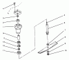 Toro 78355 - 42" Recycler Mower, 1994 (4900001-4999999) Ersatzteile SPINDLE & BLADE ASSEMBLY