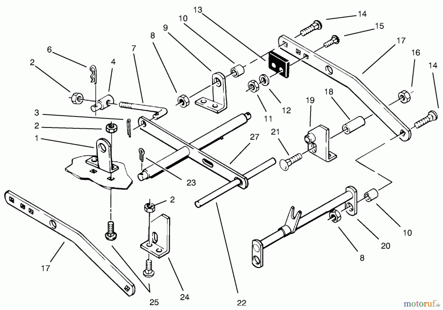 Toro Neu Mowers, Deck Assembly Only 78355 - Toro 42