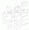 Toro 78358 - 44" Recycler Mower, 5xi Garden Tractor, 1998 (8900001-8999999) Ersatzteile BAFFLE ASSEMBLY