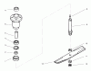 Toro 78360 - 48" Side Discharge Mower, 1995 (5900001-5999999) Ersatzteile SPINDLE ASSEMBLY