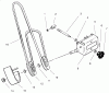 Toro 78361 - 48" Side Discharge Mower, 300 Series GT Classic Tractors, 1998 (8900001-8999999) Ersatzteile IDLER ASSEMBLY