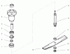 Toro 78361 - 48" Side Discharge Mower, 300 Series GT Classic Tractors, 1998 (8900001-8999999) Ersatzteile SPINDLE ASSEMBLY