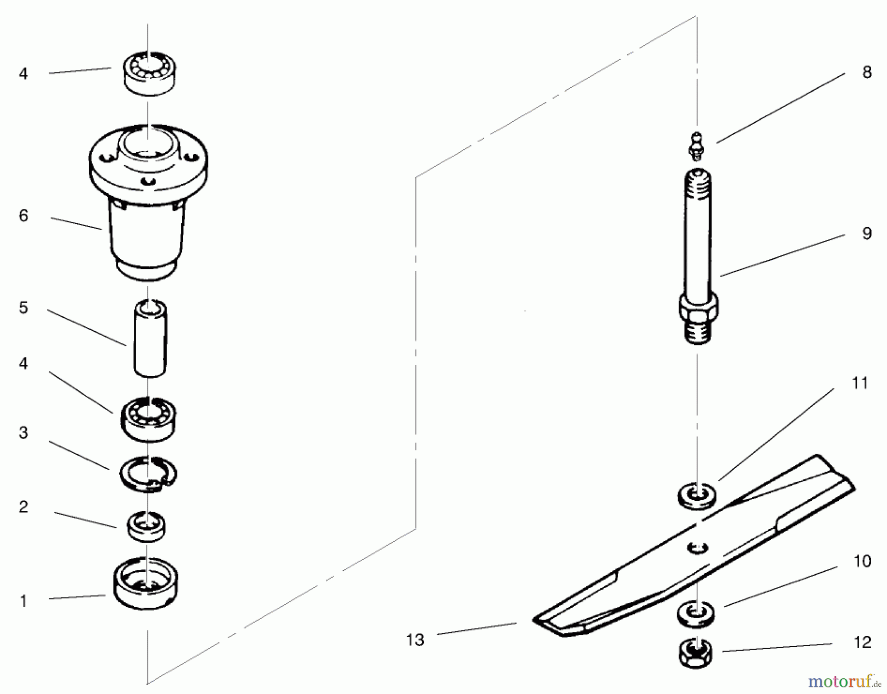 Toro Neu Mowers, Deck Assembly Only 78361 - Toro 48