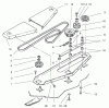 Toro 78361 - 48" Side Discharge Mower, 300 Series GT Classic Tractors, 1999 (9900001-9999999) Ersatzteile BELT ASSEMBLY