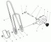 Toro 78361 - 48" Side Discharge Mower, 300 Series GT Classic Tractors, 1999 (9900001-9999999) Ersatzteile IDLER ASSEMBLY