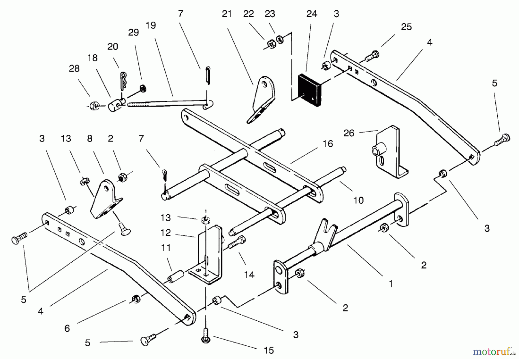 Toro Neu Mowers, Deck Assembly Only 78361 - Toro 48