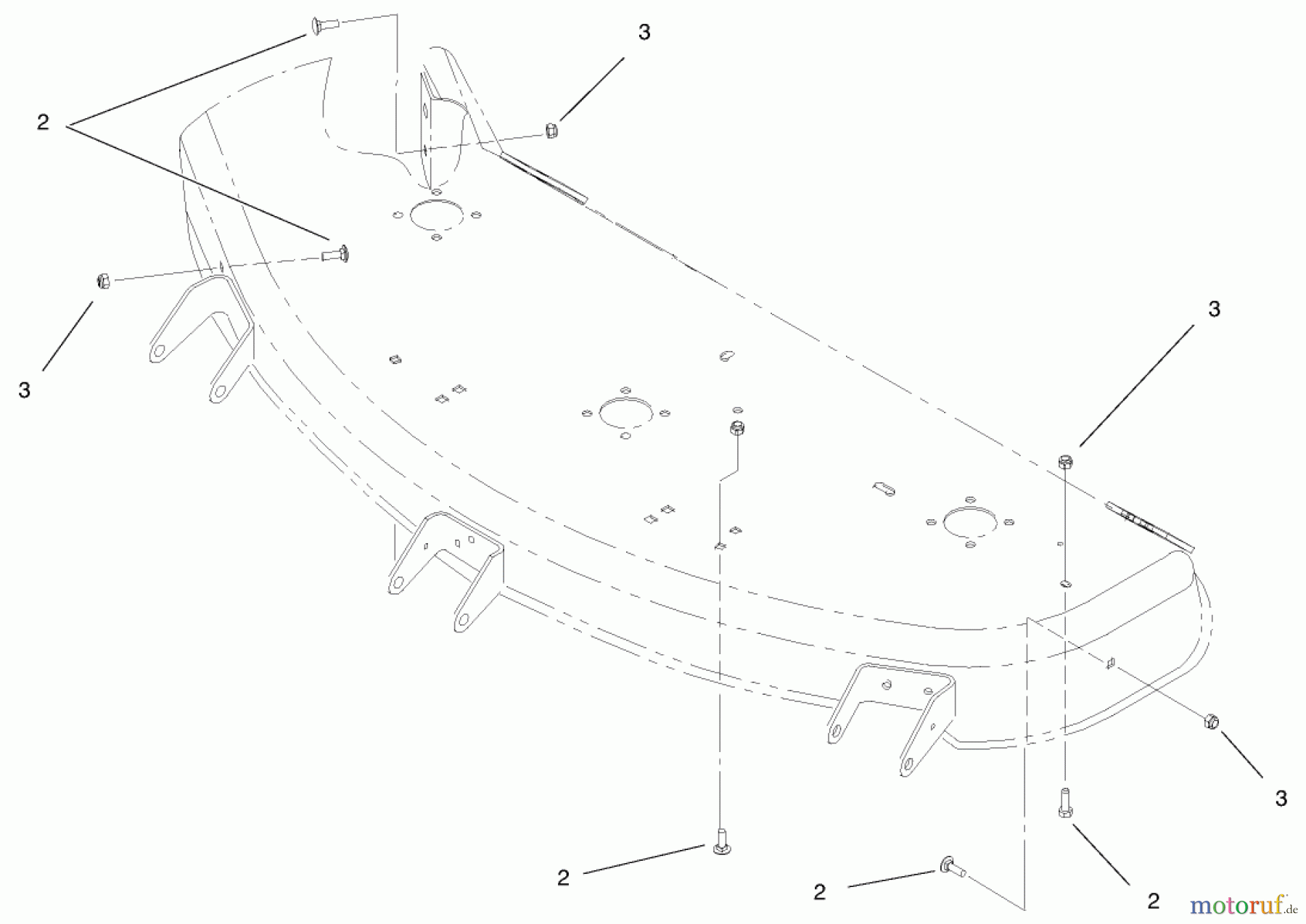 Toro Neu Mowers, Deck Assembly Only 78361 - Toro 48