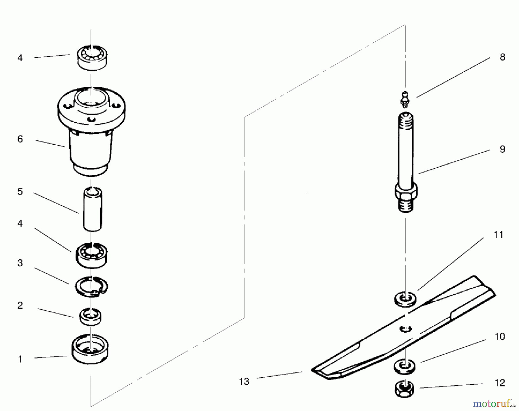 Toro Neu Mowers, Deck Assembly Only 78361 - Toro 48