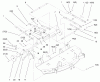Toro 78364 - 48" Recycler Mower, 5xi Garden Tractors, 1998 (8900001-8999999) Ersatzteile DECK SUSPENSION ASSEMBLY