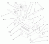 Toro 78364 - 48" Recycler Mower, 5xi Garden Tractors, 1998 (8900001-8999999) Ersatzteile PULLEY BOX ASSEMBLY