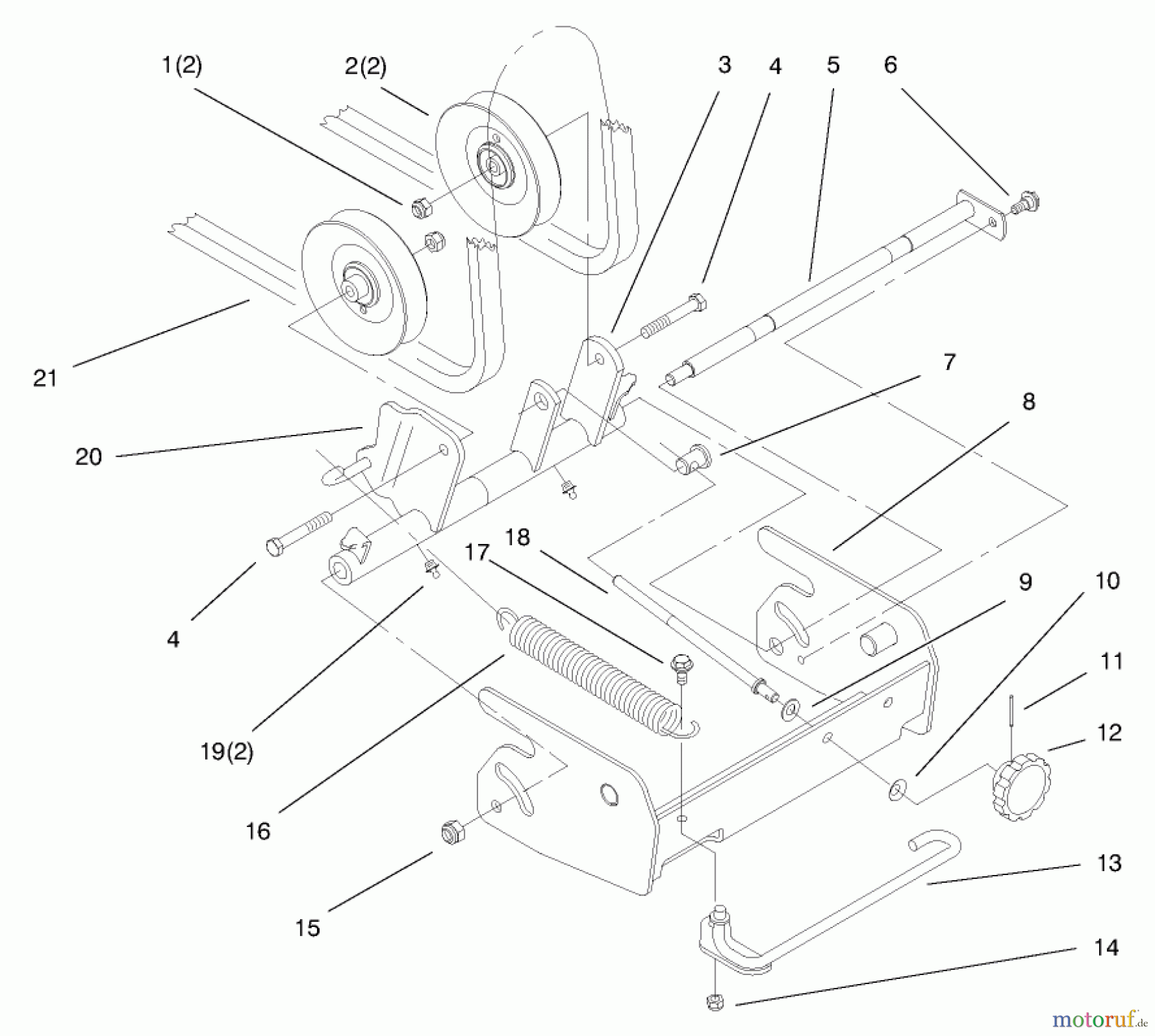 Toro Neu Mowers, Deck Assembly Only 78363 - Toro 48