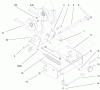 Toro 78363 - 48" Side Discharge Mower, 5xi Garden Tractors, 2000 (200000001-200999999) Ersatzteile PULLEY BOX ASSEMBLY