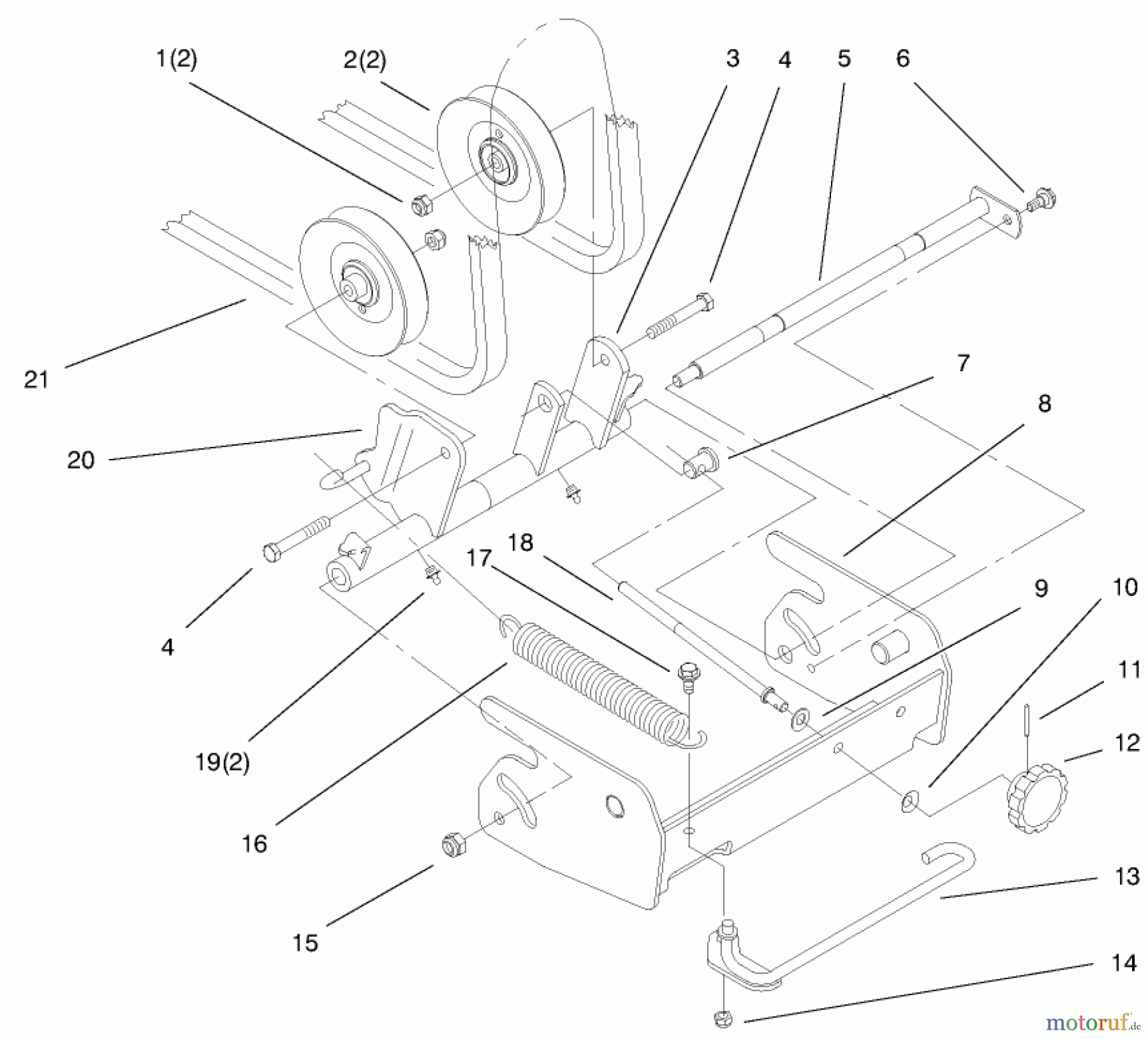 Toro Neu Mowers, Deck Assembly Only 78363 - Toro 48
