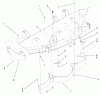 Toro 78363 - 48" Side Discharge Mower, 5xi Garden Tractors, 2003 (230000001-230999999) Ersatzteile BAFFLE ASSEMBLY