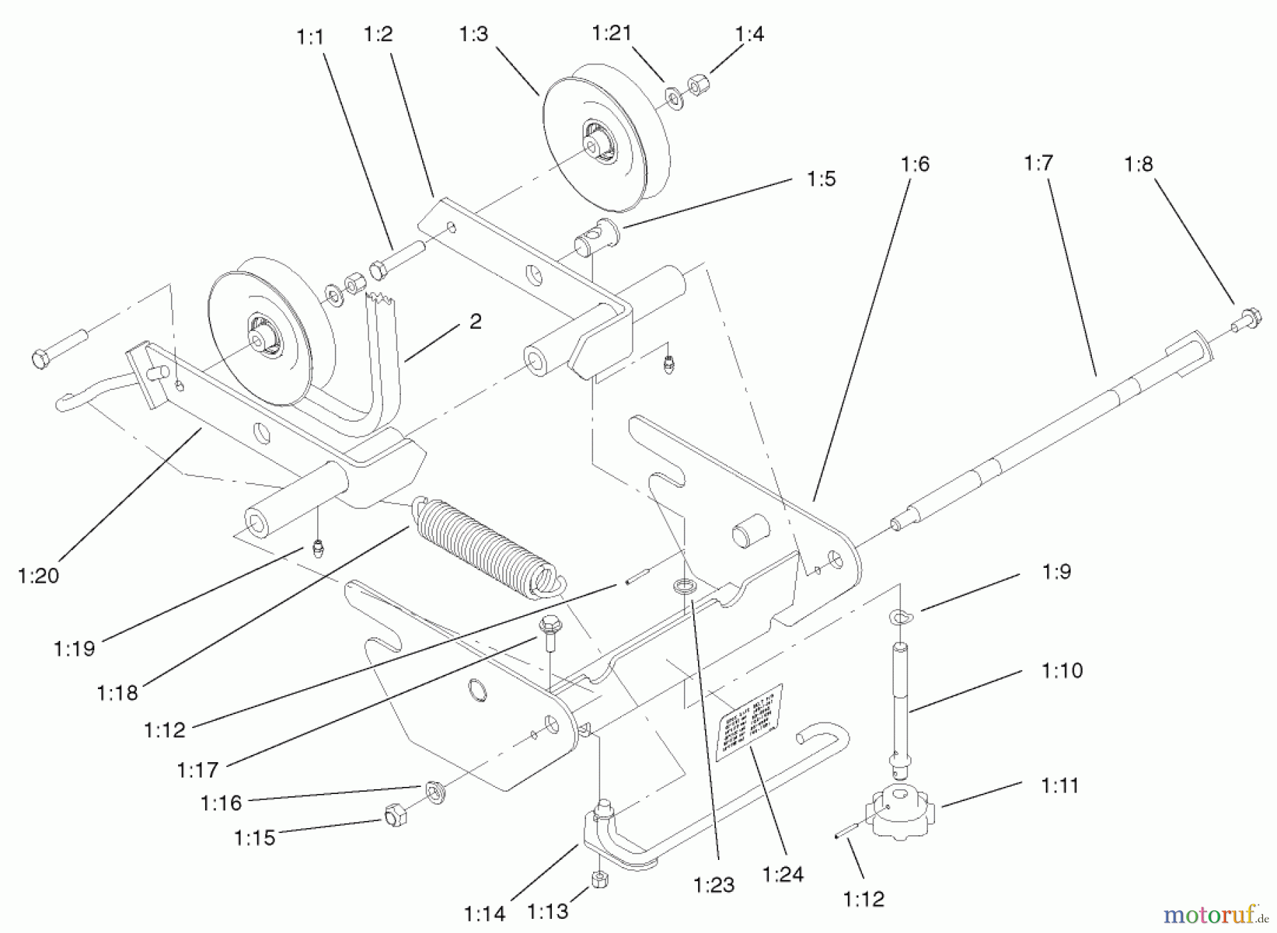 Toro Neu Mowers, Deck Assembly Only 78363 - Toro 48