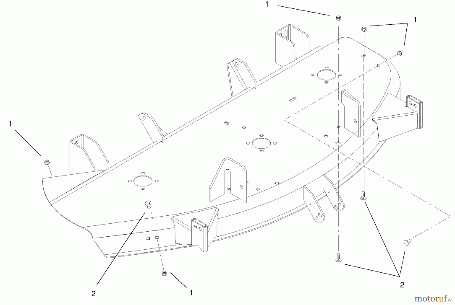  Toro Neu Mowers, Deck Assembly Only 78363DI - Toro 48