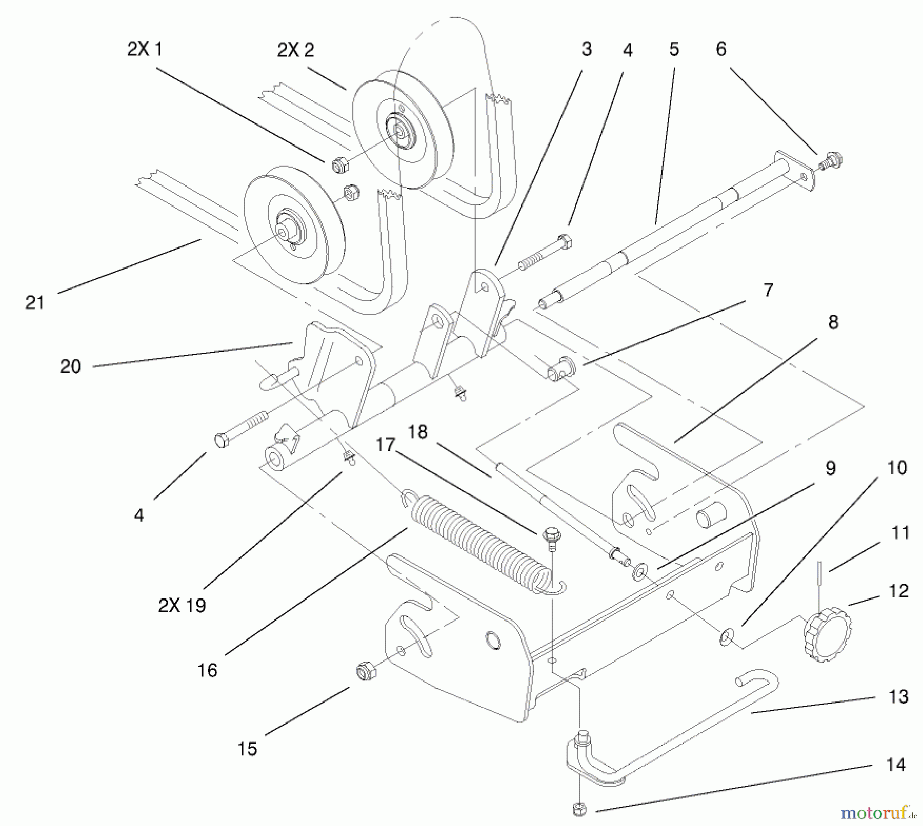 Toro Neu Mowers, Deck Assembly Only 78363DI - Toro 48