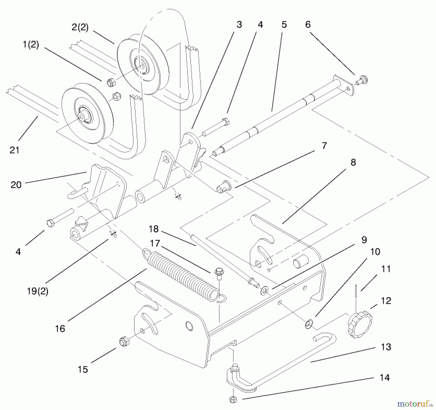 Toro Neu Mowers, Deck Assembly Only 78370 - Toro 52