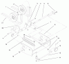 Toro 78370 - 52" Side Discharge Mower, 5xi Garden Tractors, 2001 (210000001-210999999) Ersatzteile PULLEY BOX ASSEMBLY