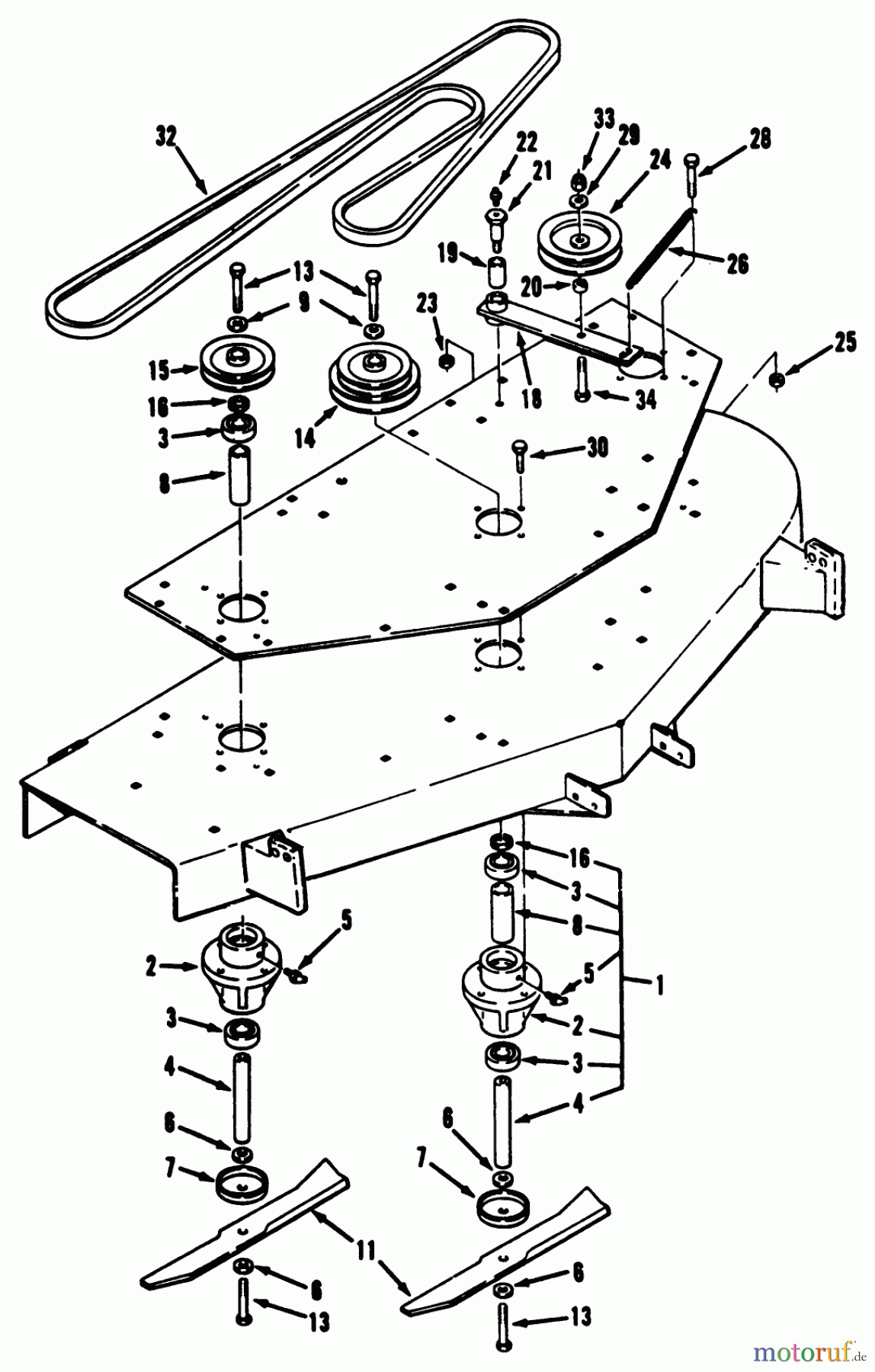 Toro Neu Mowers, Deck Assembly Only 78390 - Toro 60