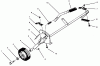 Toro 78390 - 60" Side Discharge Mower, 1995 (5900001-5999999) Ersatzteile REAR GAGE WHEEL