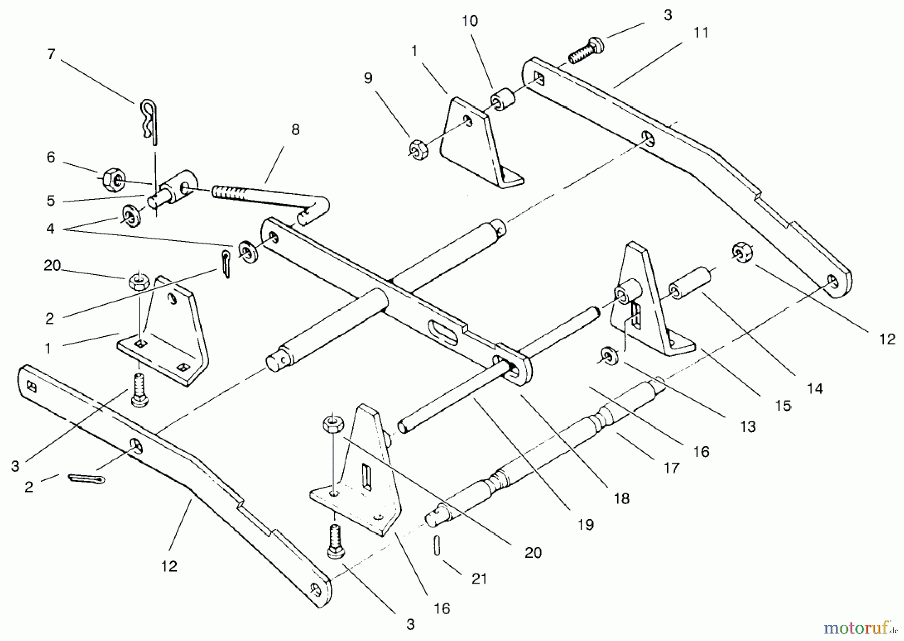 Toro Neu Mowers, Deck Assembly Only 78390 - Toro 60