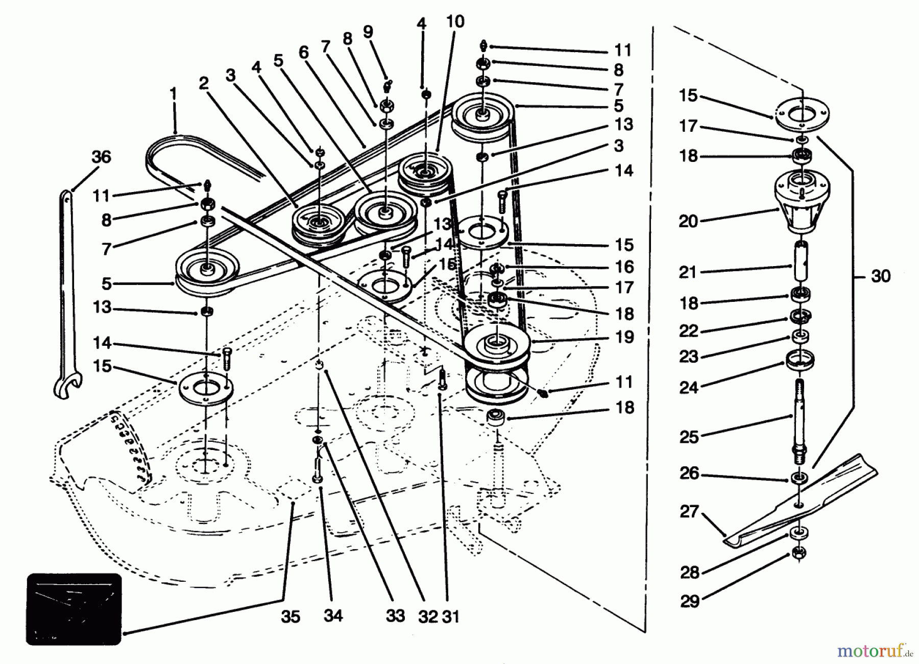 Toro Neu Mowers, Deck Assembly Only 78415 - Toro 42
