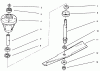 Toro 78425 - 42" Recycler Mower, 1994 (490001-499999) Ersatzteile SPINDLE & BLADE ASSEMBLY