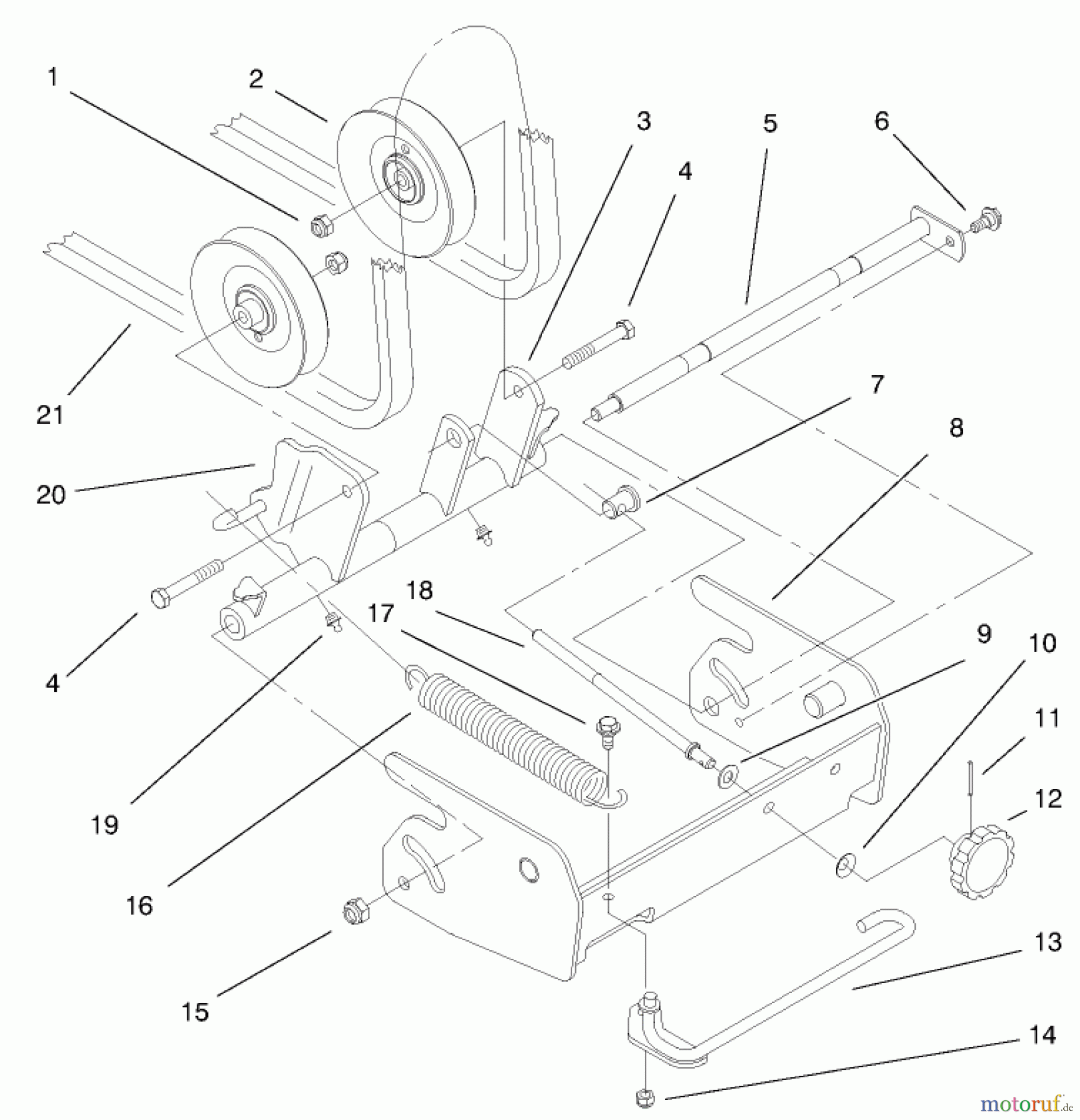 Toro Neu Mowers, Deck Assembly Only 78444 - Toro 44