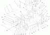 Toro 78444 - 44" Side Discharge Mower, 5xi Garden Tractor, 1999 (9900001-9999999) Ersatzteile REINFORCEMENT PLATE ASSEMBLY