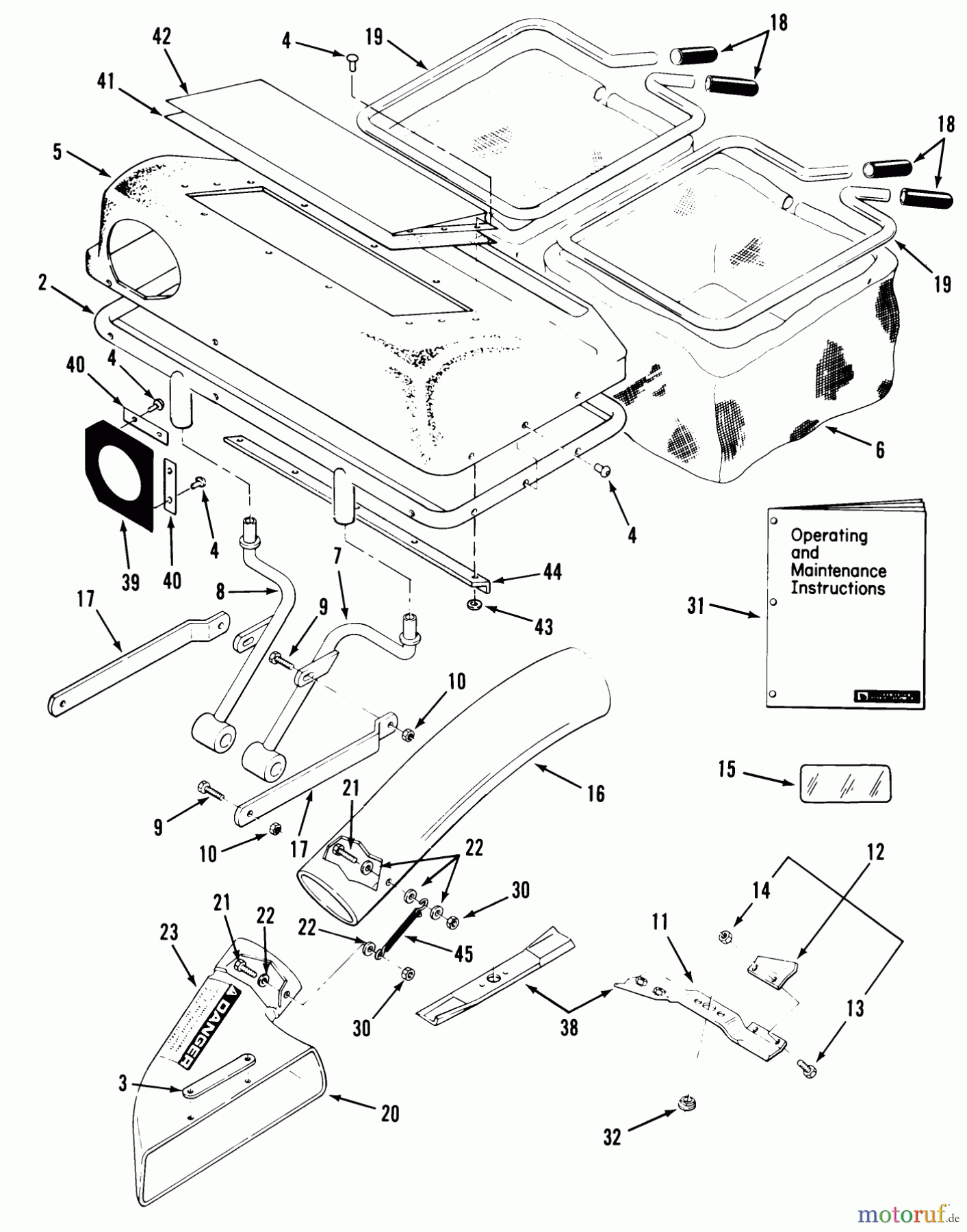  Toro Neu Accessories, Mower 07-07BK01 - Toro 37