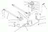 Toro 78445 - 50" Side Discharge Mower, 1995 (590001-599999) Ersatzteile PLATE & IDLER ASSEMBLY