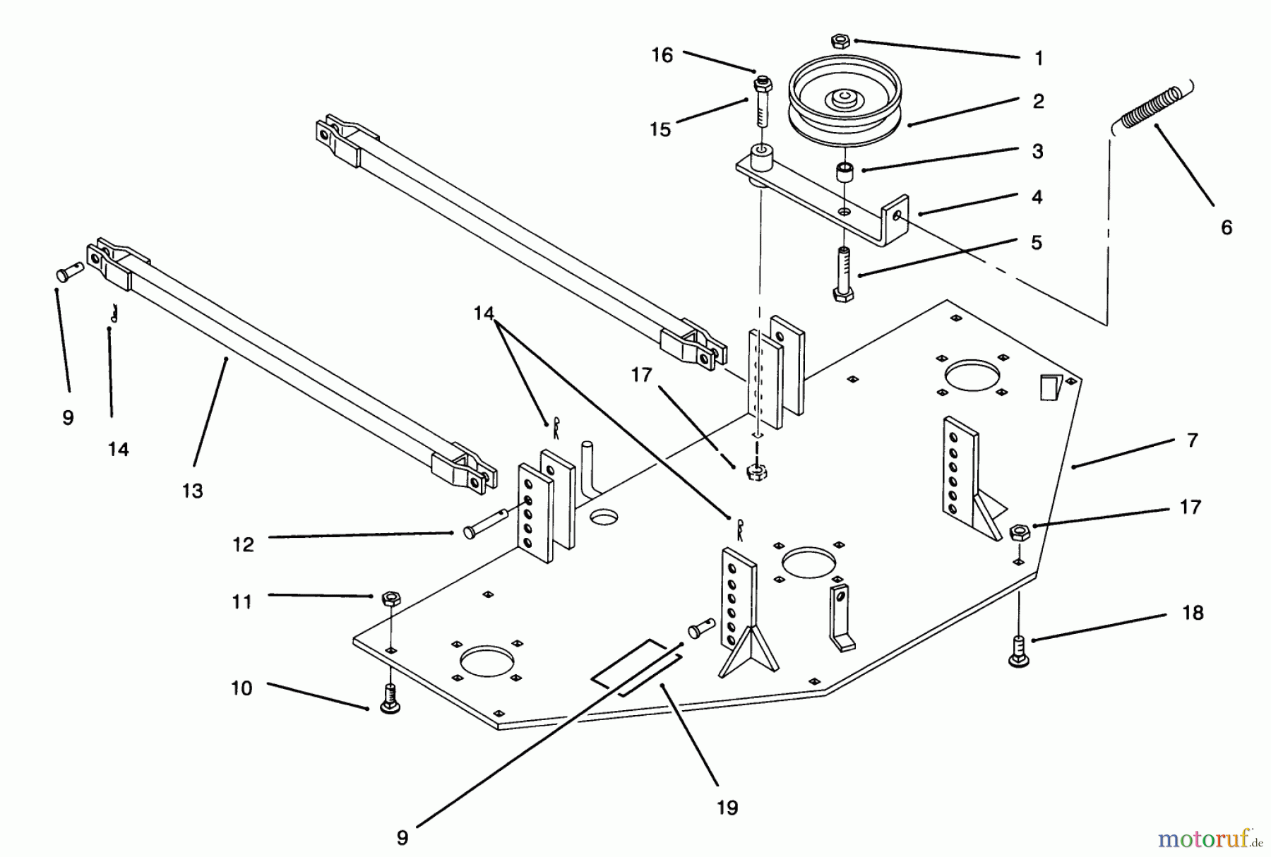 Toro Neu Mowers, Deck Assembly Only 78475 - Toro 60
