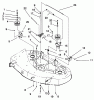Toro 79105 - 44" Recycler Mower, 1996 (6900001-6999999) Ersatzteile IDLER & BRAKE ASSEMBLY