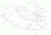 Toro 79107 - 44" Side Discharge Mower, XL Series Lawn Tractors, 1999 (9900001-9999999) Ersatzteile BELT & DECAL ASSEMBLY