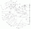 Toro 79108 - 44" Recycler Mower, XL Series Lawn Tractors, 2003 (230000001-230999999) Ersatzteile CHUTE AND RECYCLER ASSEMBLY