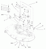 Toro 79108 - 44" Recycler Mower, XL Series Lawn Tractors, 2003 (230000001-230999999) Ersatzteile PULLEY AND BRAKE ASSEMBLY