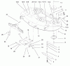 Toro 79108 - 44" Recycler Mower, XL Series Lawn Tractors, 2003 (230000001-230999999) Ersatzteile SPINDLE AND BLADE ASSEMBLY