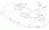 Toro 79110 - 44" Side Discharge Mower, 2005 and After XL 440H Lawn Tractor, 2010 (310000001-310999999) Ersatzteile DECAL AND BELT ASSEMBLY