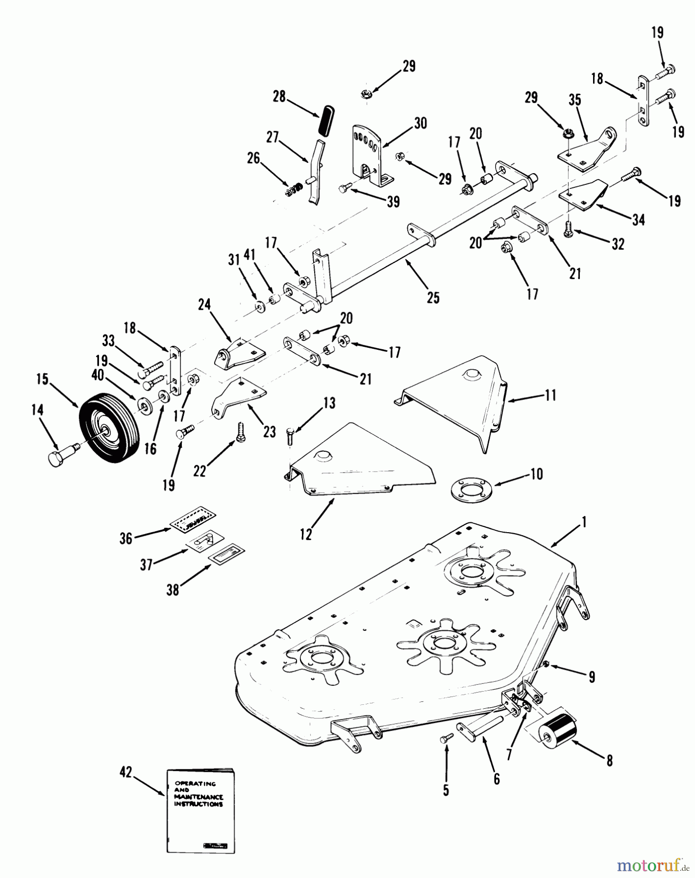 Toro Neu Mowers, Deck Assembly Only 85-60XS01 - Toro 60
