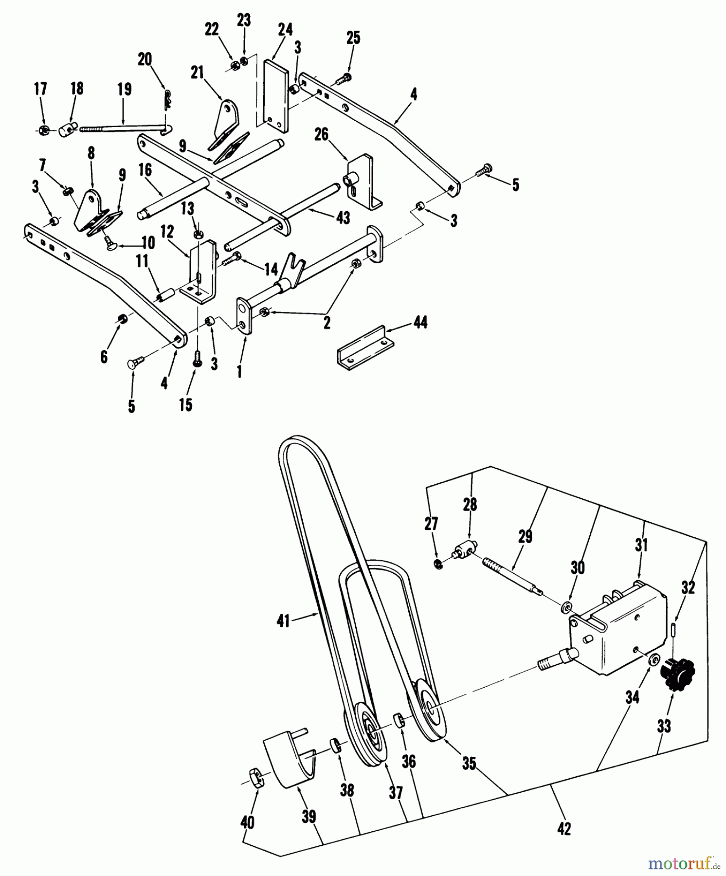 Toro Neu Mowers, Deck Assembly Only 85-42MR01 - Toro 42