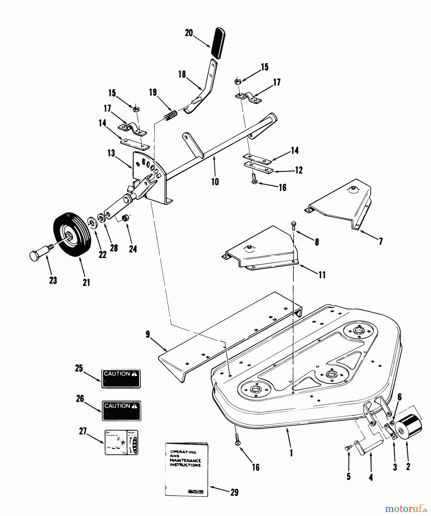 Toro Neu Mowers, Deck Assembly Only 95-48XS01 - Toro 48
