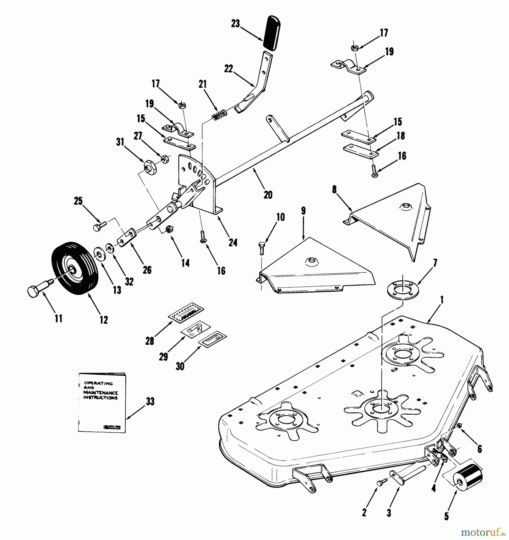 Toro Neu Mowers, Deck Assembly Only 95-60XS01 - Toro 60